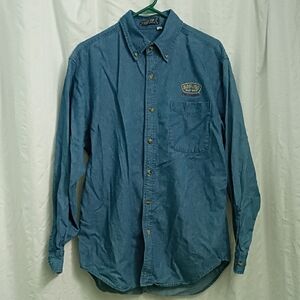 Ron Jon Casual Blue Button Down Shirt
